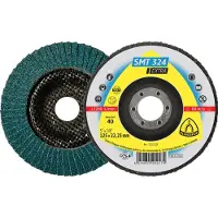 Klingspor Lamellenschuurschijf | d. 125 mm korreling 40 plat | RVS zirkoniumkorund | 10 stuks - 321646 321646