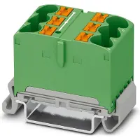 Phoenix Contact 1082483 Verdeelblok Push-In-klem Groen 10 stuk(s)