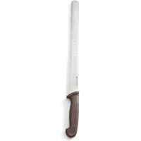 Hendi Ham- en zalmmes – polypropyleen heft – roestvrij staal – 490 mm – bruin