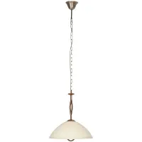 Steinhauer Anthea 4327BR – klassieke hanglamp met marmerlook glas