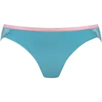 Mey Slip 'Poetry' petrol / rosa