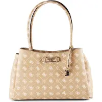 GUESS Schoudertas 'Carrie' brokaat / wit