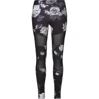 Urban Classics Leggings antraciet / zwart / wit