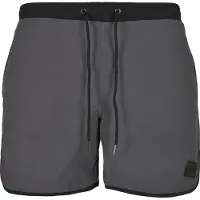 Urban Classics Zwemshorts donkergrijs / zwart