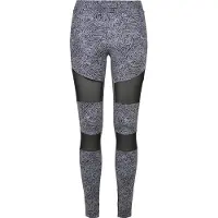 Urban Classics Leggings zwart / wit