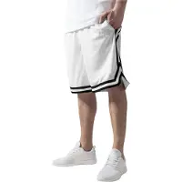 Urban Classics Broek zwart / wit