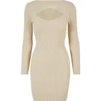 Urban Classics Gebreide jurk sand