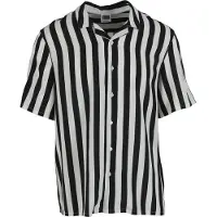 Urban Classics Overhemd zwart / wit