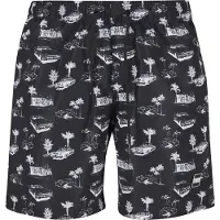 Urban Classics Zwemshorts grijs / zwart / wit