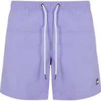 Urban Classics Zwemshorts lavendel / zwart / wit