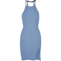 Urban Classics Gebreide jurk hemelsblauw