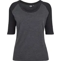 Urban Classics Shirt antraciet / zwart
