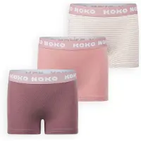 Koko Noko Meisjes 3-Pack Boxershorts - Roze