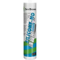 Zwaluw siliconenkit NO+sanitary Wit 310ml