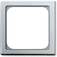Busch-Jaeger BUSCH JAEGER 1710-0-3677 - Aluminium - Schroefloos - Geschikt voor alle merken - 63 mm - 63 mm - 51 x 51 mm