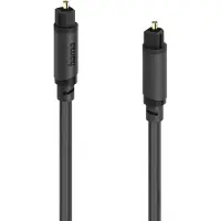 Hama 00202016 Toslink audio verbindingskabel [1x Toslink mannelijk (ODT) - 1x Toslink mannelijk (ODT)] 1.5 m zwart contacten