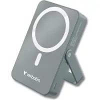 Verbatim powerbank met standaard, mag.wireless, 10000mAh, grijs, modelnummer 32268