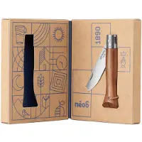 Opinel Néo6 Opiflex 003108 Stainless Steel, Black Walnut Wood, slipjoint zakmes