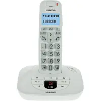 Logicom Confort 155T - Snoerloze telefoon - antwoordsysteem met nummerherkenning - DECT - wit