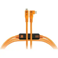 Tether Tools TetherPro Optima 10G USB-C, 3m (Straight to Right) Orange