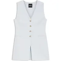 BOSS Slim-fit blazer in een mouwloze stijl Maat 38