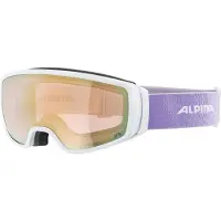 Alpina Skibril Double Jack Qv White/Lilac Matt