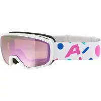 Alpina Skibril Kids Scarabeo Jr. Q-Lite White/Confetti Matt