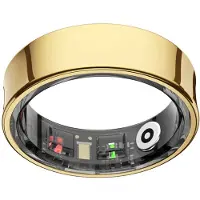 NOLATR Smart Ring LUX – Stappenteller & Hartslagmeter – Goud – Maat 13