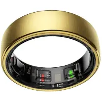 NOLATR Smart Ring NEX – Slimme Ring met Stappenteller, Slaaptracker & Hartslagmeter – Zonder Abonnement – Goud – Maat 10