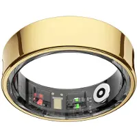 NOLATR LUX - Smart Ring - Stappenteller Activiteitstracker Hartslagmeter - Goud - Maat 10