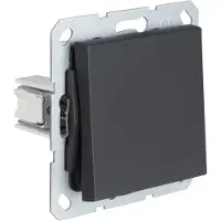Q-Link S-Line inbouw kruisschakelaar zwart