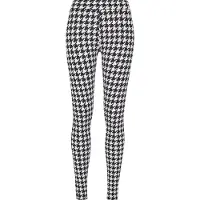 Urban Classics Leggings zwart / wit
