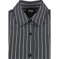 Urban Classics Blouse donkergrijs / wit