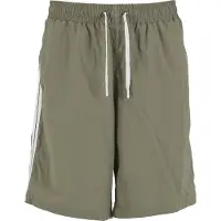 Urban Classics Zwemshorts olijfgroen / wit