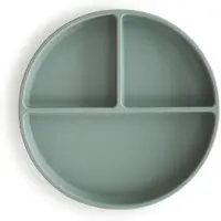 Mushie Bord Siliconen 3-vaks Cambridge Blue