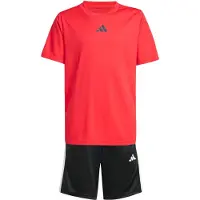 Adidas Trainingspak 'Train Essentials' rood / zwart / wit