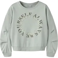 Name it Sweatshirt kaki / mintgroen / pastelgroen