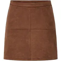 Pieces Rok 'PCRakel' ombergrijs