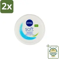 Nivea – Crème – Soft - 300 ml - Voordeelverpakking - 2 stuks - Huid verzorging - Zachte huid
