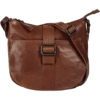 Spikes & Sparrow Leren Crossbodytas - Donnella - Brandy
