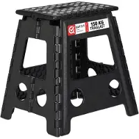 Sans marque opstapje inklapbaar - 39 x 39 x 32 cm - 150 kg - camping - zwart