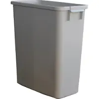 Graf Afvalbak zonder deksel, 60 liter, grijs