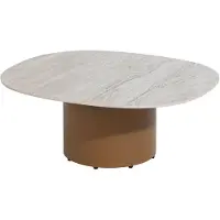 4 Seasons Outdoor Sofie loungetafel 70x80x30 cm amber - ceramic