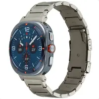 Accezz Mat Titanium bandje voor de Samsung Galaxy Watch Ultra 2 (2026) / Ultra (2024/2025) - Titanium
