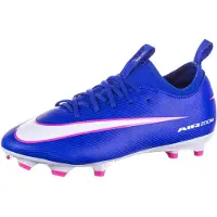 Nike Zoom Mercurial Vapor 16 Academy Gras / Kunstgras Voetbalschoenen (MG) Kids Blauw Wit Felroze