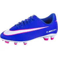 Nike Mercurial Vapor 16 Club Gras / Kunstgras Voetbalschoenen (MG) Kids Blauw Wit Felroze