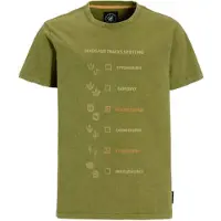 Me & My Monkey T-shirt groen Jongens Katoen Ronde hals Printopdruk - maat 146/152