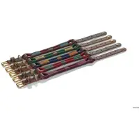 Hunter Halsband Malia Donkergroen&Donkerbruin - Hondenhalsband - 65 cm