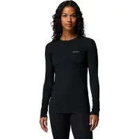 Columbia - Dames thermokleding - Midweight Stretch Long Sleeve Top Black voor Dames - Maat XS - Zwart