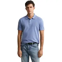 Gant Blauw polo 2-knoops
